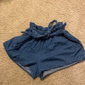 Soft denim shorts. Like new condition